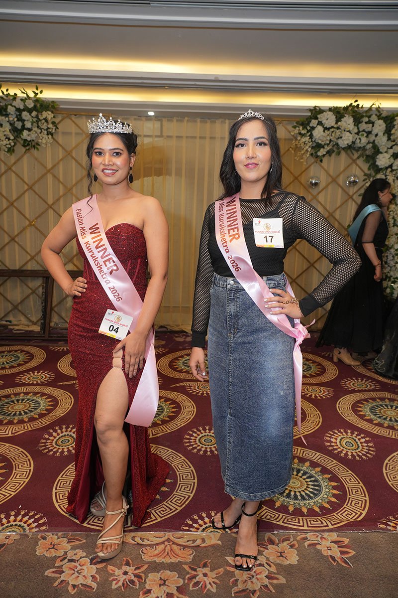 Contestant walking the ramp during training